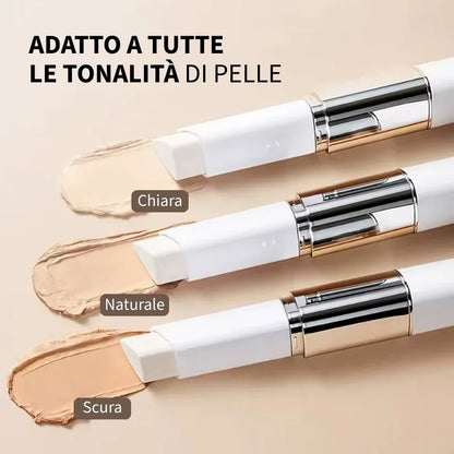 Fondotinta 2in1 - Fondotinta autoadattante con pennello incorporato